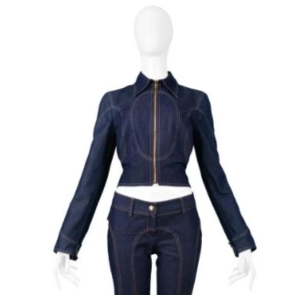 💯Authentic Dolce & Gabbana Denim Jacket Size 40 US 4 - Picture 7 of 7